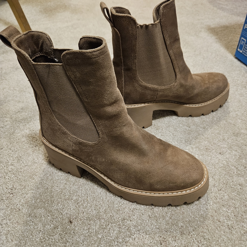 Dolce Vita Tan Ankle Booties